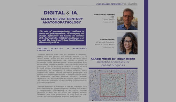 Le digital et l'IA - Les alliés de l'anatomopathologie du 21ème siècle | Tribun Health